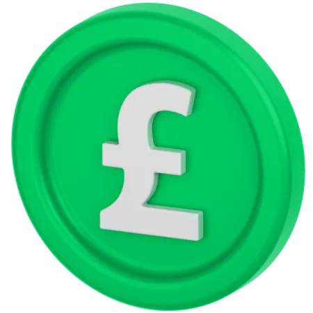 Pound Coin  3D Icon