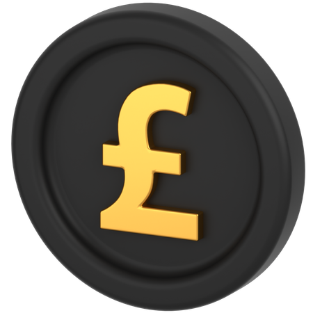 Pound Coin  3D Icon