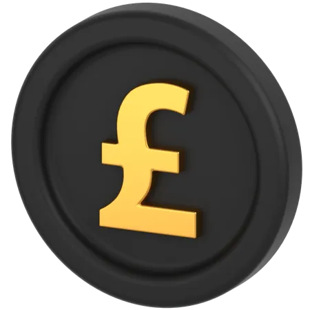 Pound Coin  3D Icon