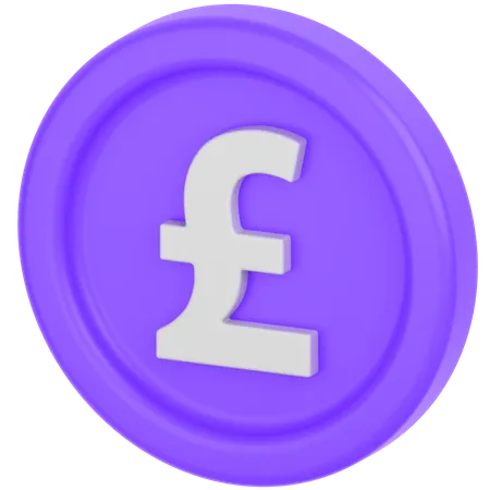 Pound Coin  3D Icon