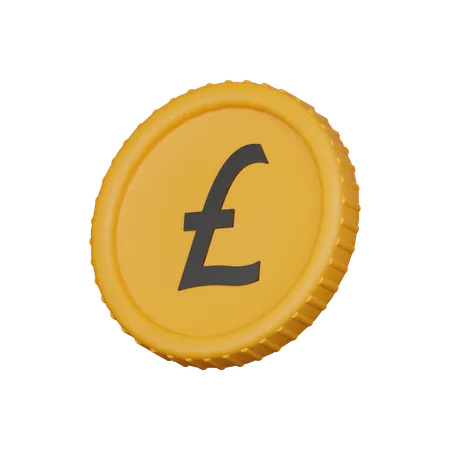 Pound coin  3D Icon