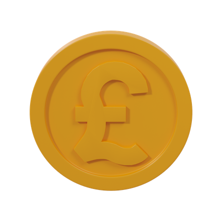 Pound Coin  3D Icon