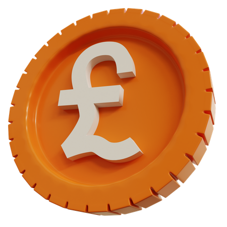 Pound Coin  3D Icon
