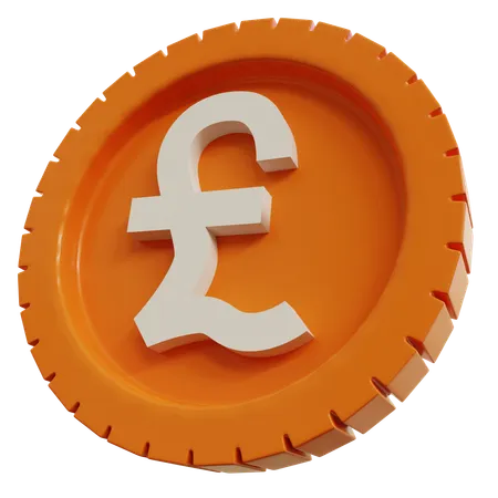 Pound Coin  3D Icon