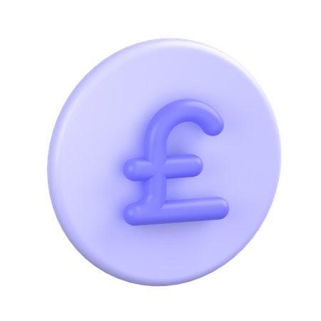 Pound Coin  3D Icon