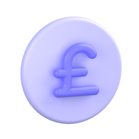 Pound Coin  3D Icon