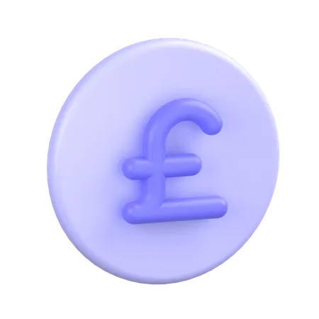 Pound Coin  3D Icon