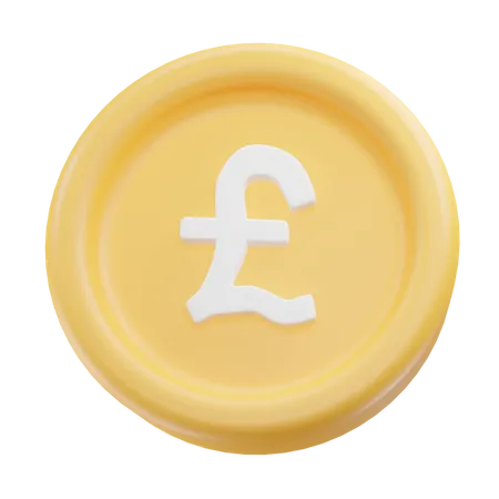 Pound Coin  3D Icon