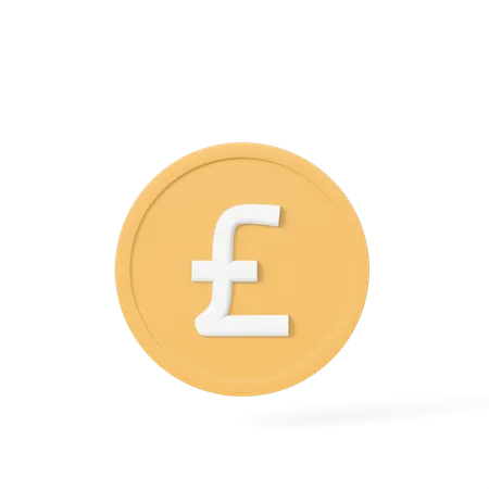 Pound Coin  3D Icon