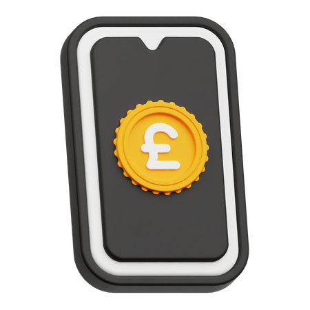 Pound coin  3D Icon