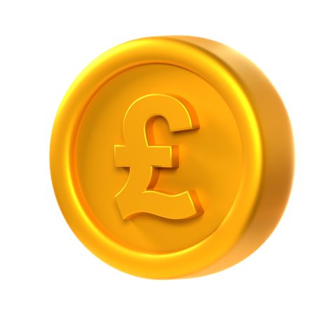 Pound Coin  3D Icon