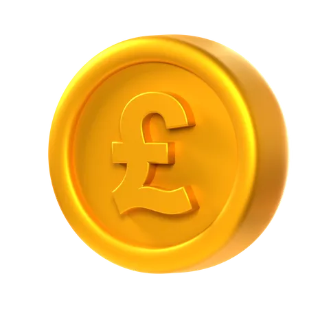 Pound Coin  3D Icon