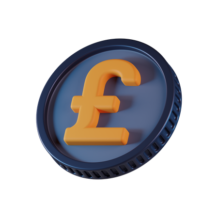 Pound Coin  3D Icon