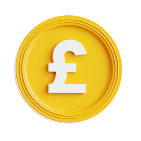 Pound Coin  3D Icon