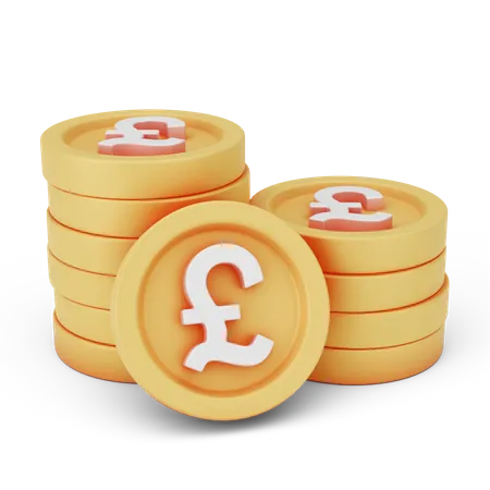 The Coin Fiat Pound Sterling Money Finance And Investment 3 D Illustration Pack Is A Collection Of Pictures That Show Financial Concepts In An Engaging And Simple Way It Includes Images Of Coins Paper Money And Financial Tools Like A Calculator And A Piggy Bank The Pictures Can Help Explain Ideas Like Budgeting Income And Investing Its Useful For Personal Or Professional Use 3D Icon
