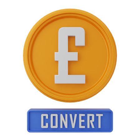Pound Convert  3D Icon