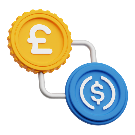 Pound Exchange  3D Icon