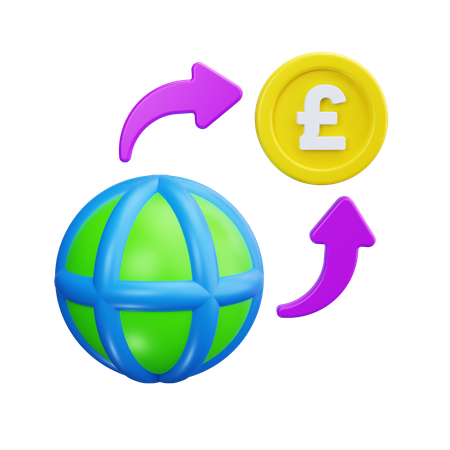 Pound Exchange  3D Icon