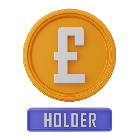 Pound Holder  3D Icon