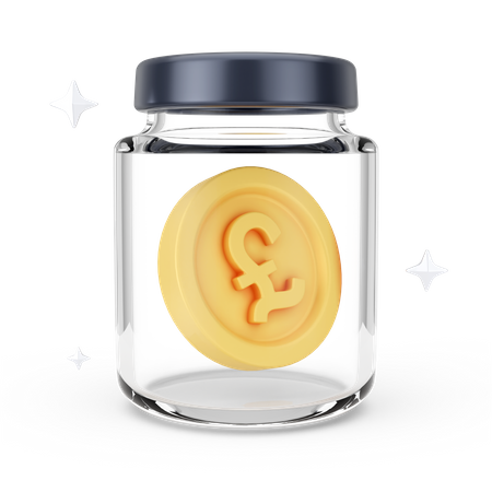 Pound Jar  3D Icon