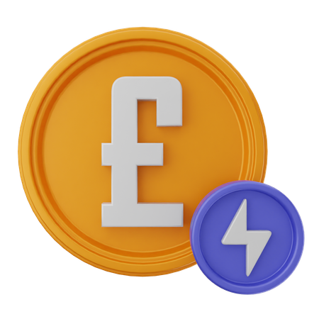 Pound Light  3D Icon