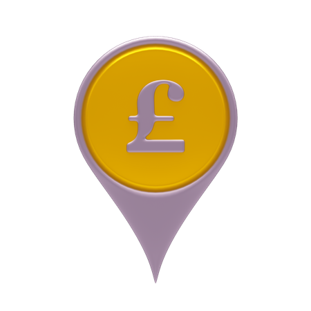 Pound Location  3D Icon