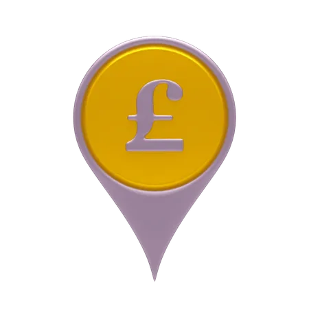 Pound Location  3D Icon
