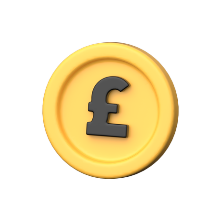Pound Money  3D Icon