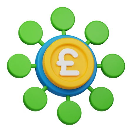 Pound Network  3D Icon