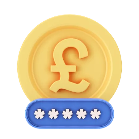 Pound Password  3D Icon