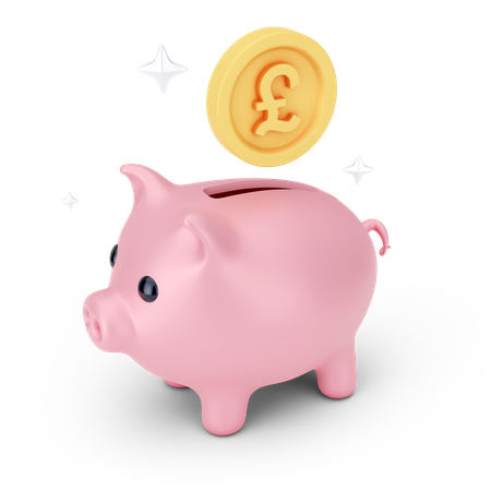 Pound Savings 3D Icon