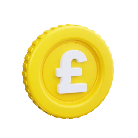 Pound Sterling  3D Icon