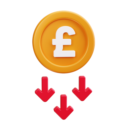 Pound Sterling  3D Icon