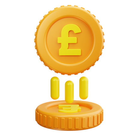 Pound Sterling  3D Icon