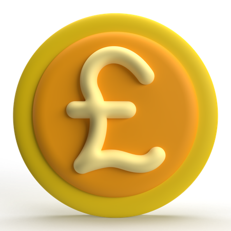 Pound Sterling  3D Icon