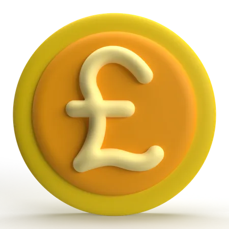 Pound Sterling  3D Icon