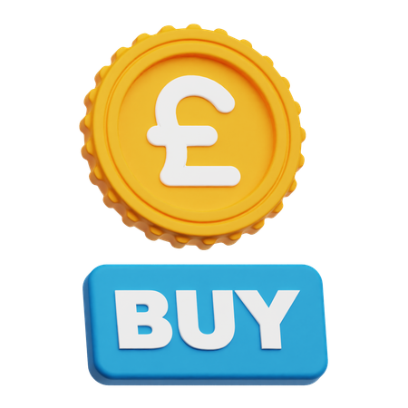 Pound Sterling Buy  3D Icon