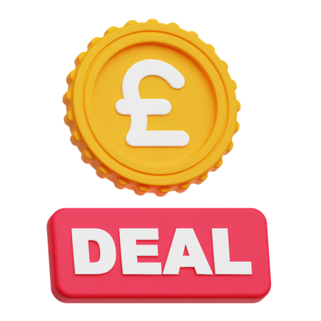 Pound Sterling Deal  3D Icon