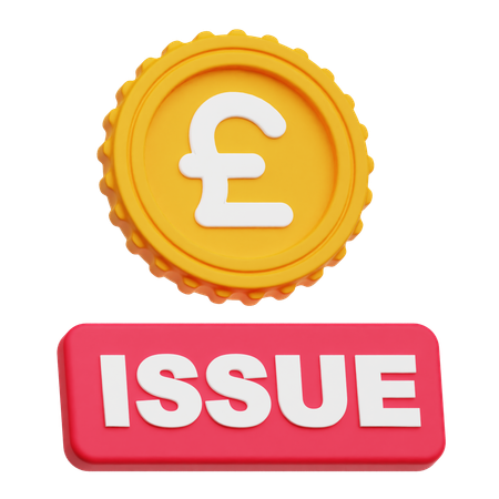 Pound Sterling Issue  3D Icon