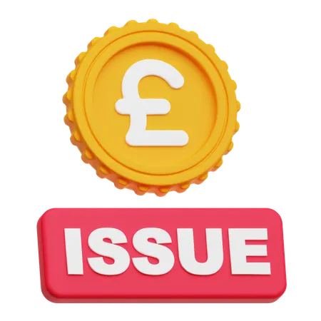 Pound Sterling Issue  3D Icon