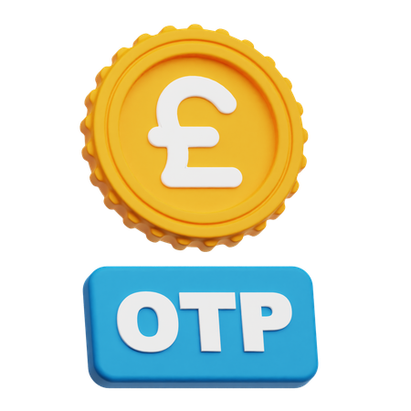 Pound Sterling Otp  3D Icon