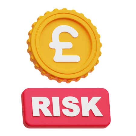 Pound Sterling Risk  3D Icon