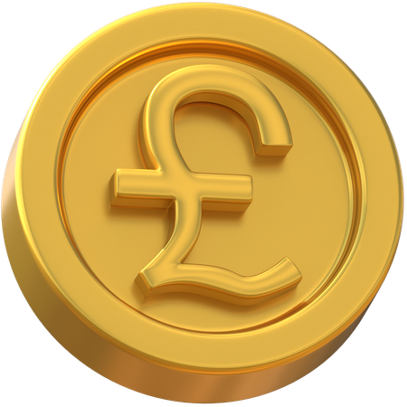 Pounds Coin  3D Icon