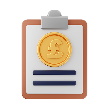 Poundsterling Report 3D Icon