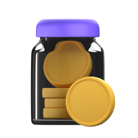Poupança de investimento  3D Icon