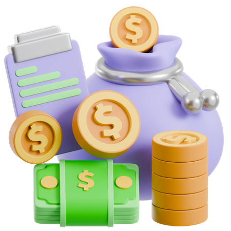 Poupança financeira  3D Icon