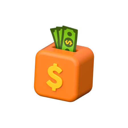 Poupar dinheiro  3D Icon