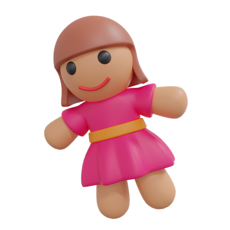Poupée  3D Icon