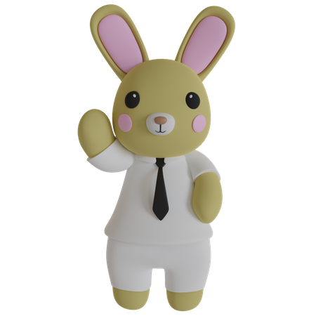 Poupée de lapin  3D Icon