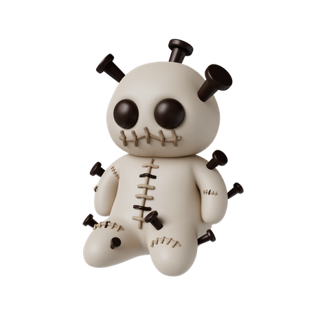 Poupée vaudou  3D Icon